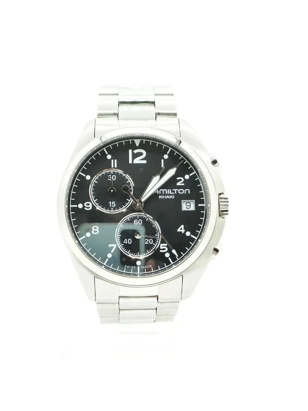 Hamilton Watch 42mm Men's Black X Silver 400-052125